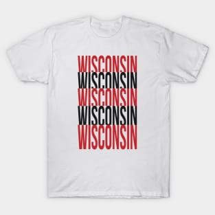 Wisconsin x 5 T-Shirt